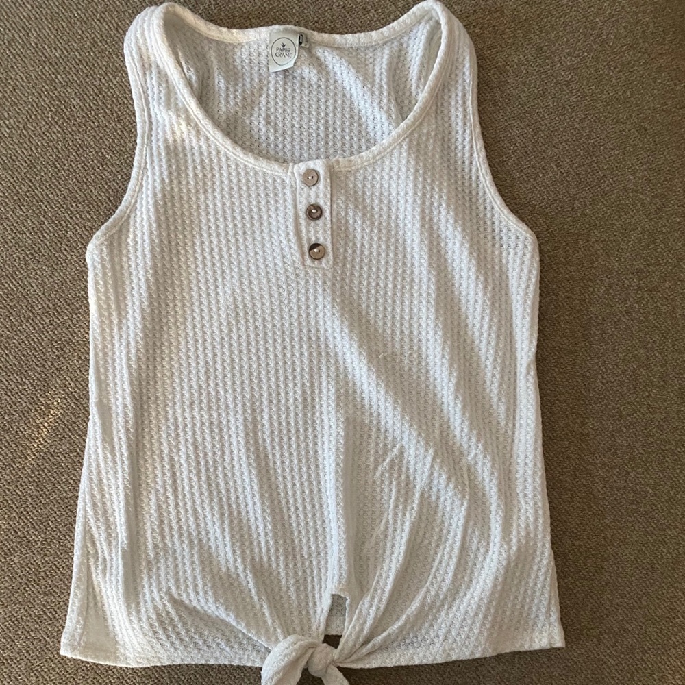 White tanktop